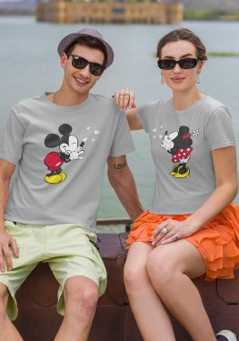 Mickey mouse t shirt couple hotsell