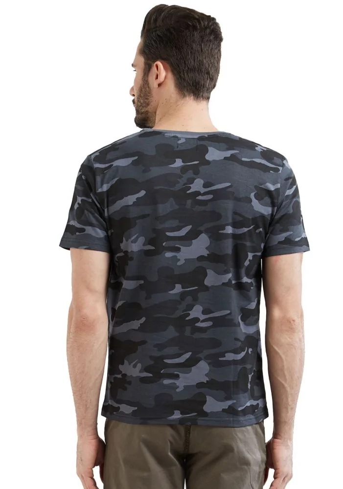 Camouflage T Shirt Shop Mens Grey Camouflage Tshirt Online WYO.in