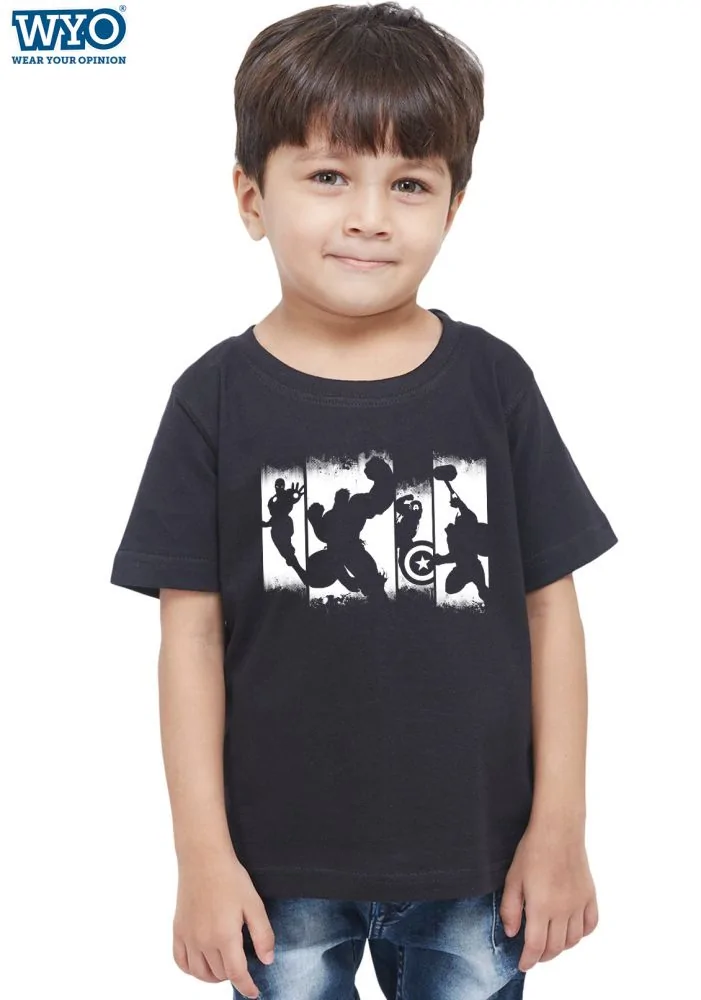 Avengers Assemble Glow In Dark Kids T Shirts