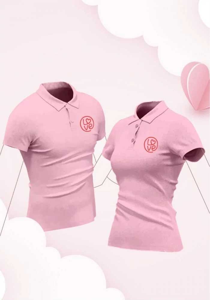 Polo couple on sale t shirt