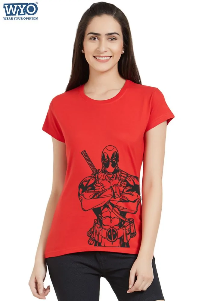 Deadpool t shirt women's online