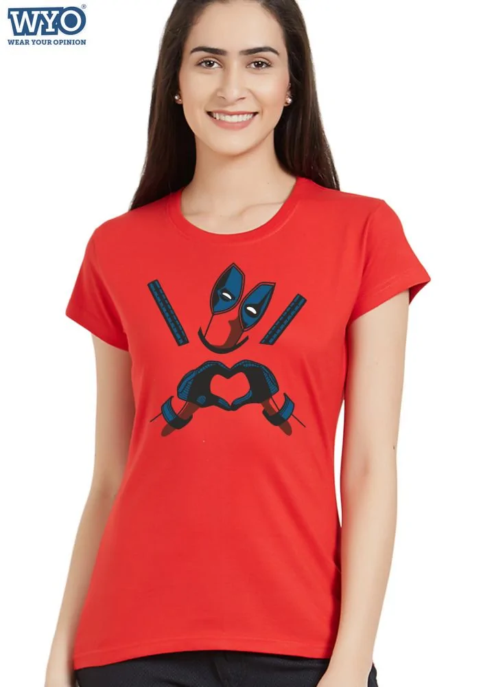 Deadpool t shirt for women top
