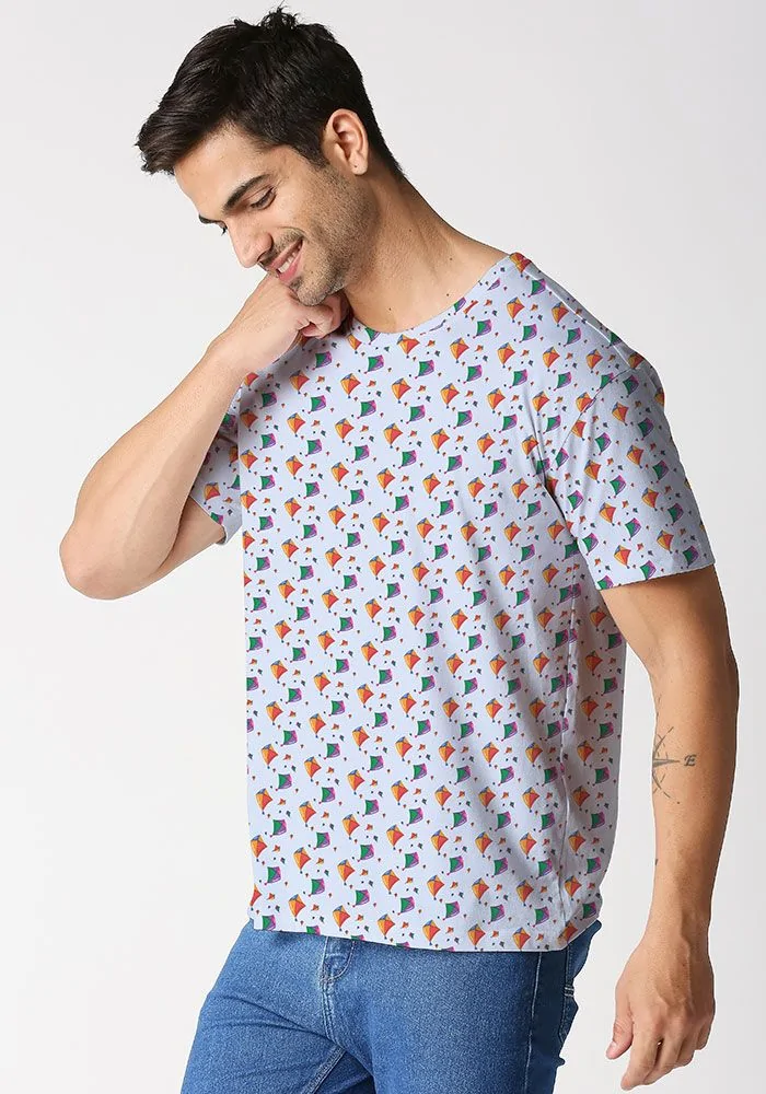 Kites All Over Printed Mens T Shirt