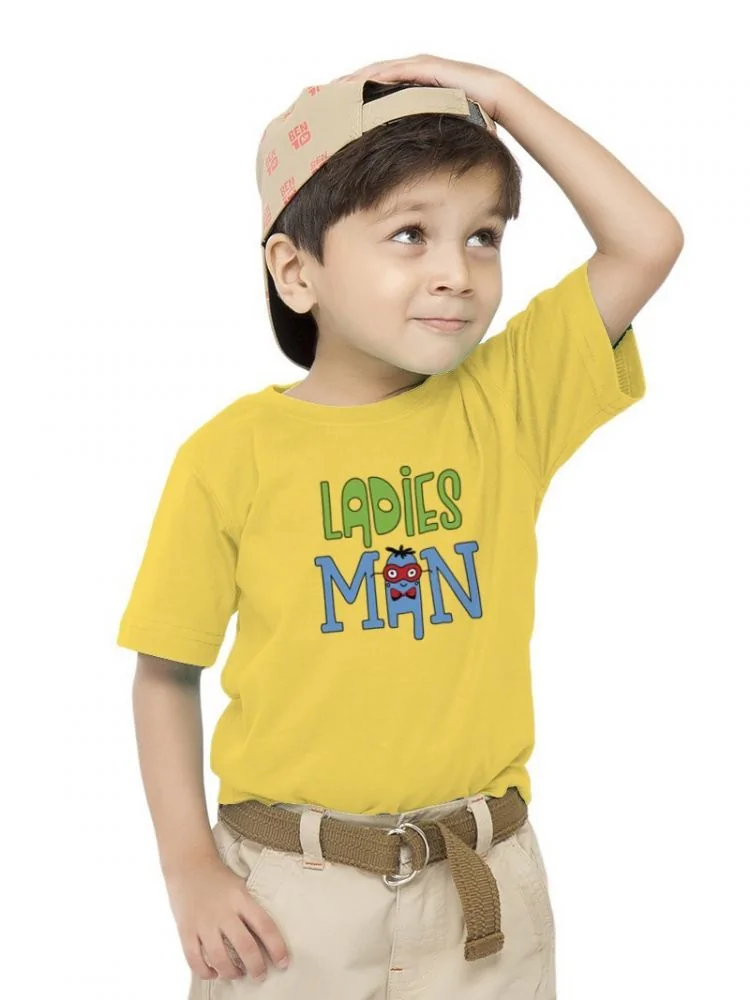 Ladies Man Kids T Shirt