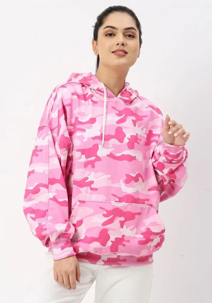 Pink camouflage sweater shop