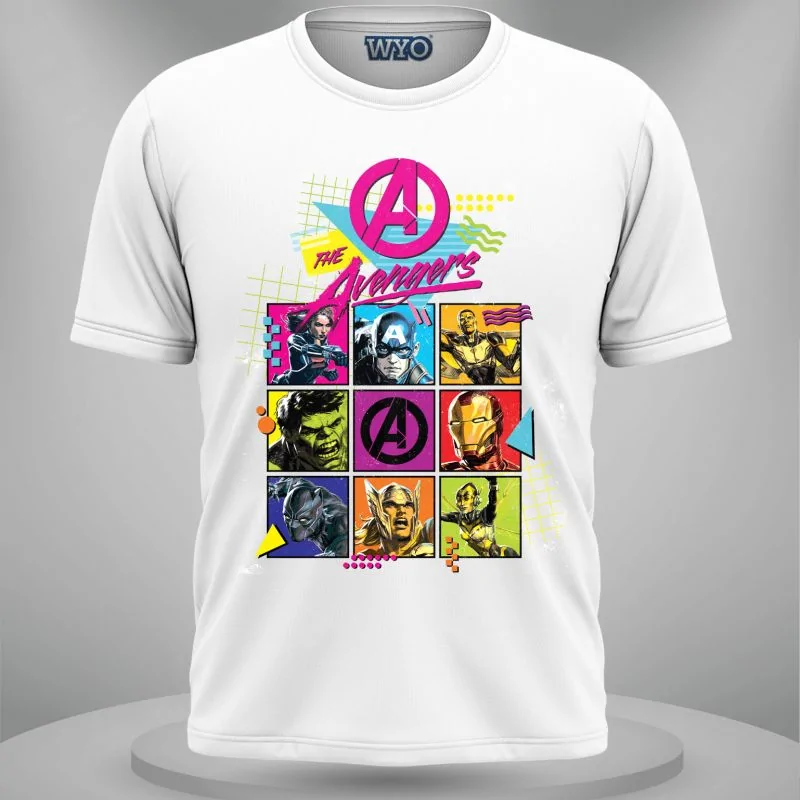Retro avengers t shirt 2025