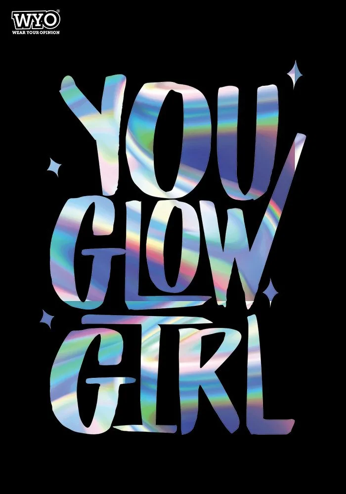 you glow girl t shirt