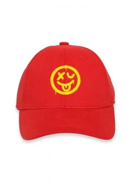 Kids Baseball Cap Red