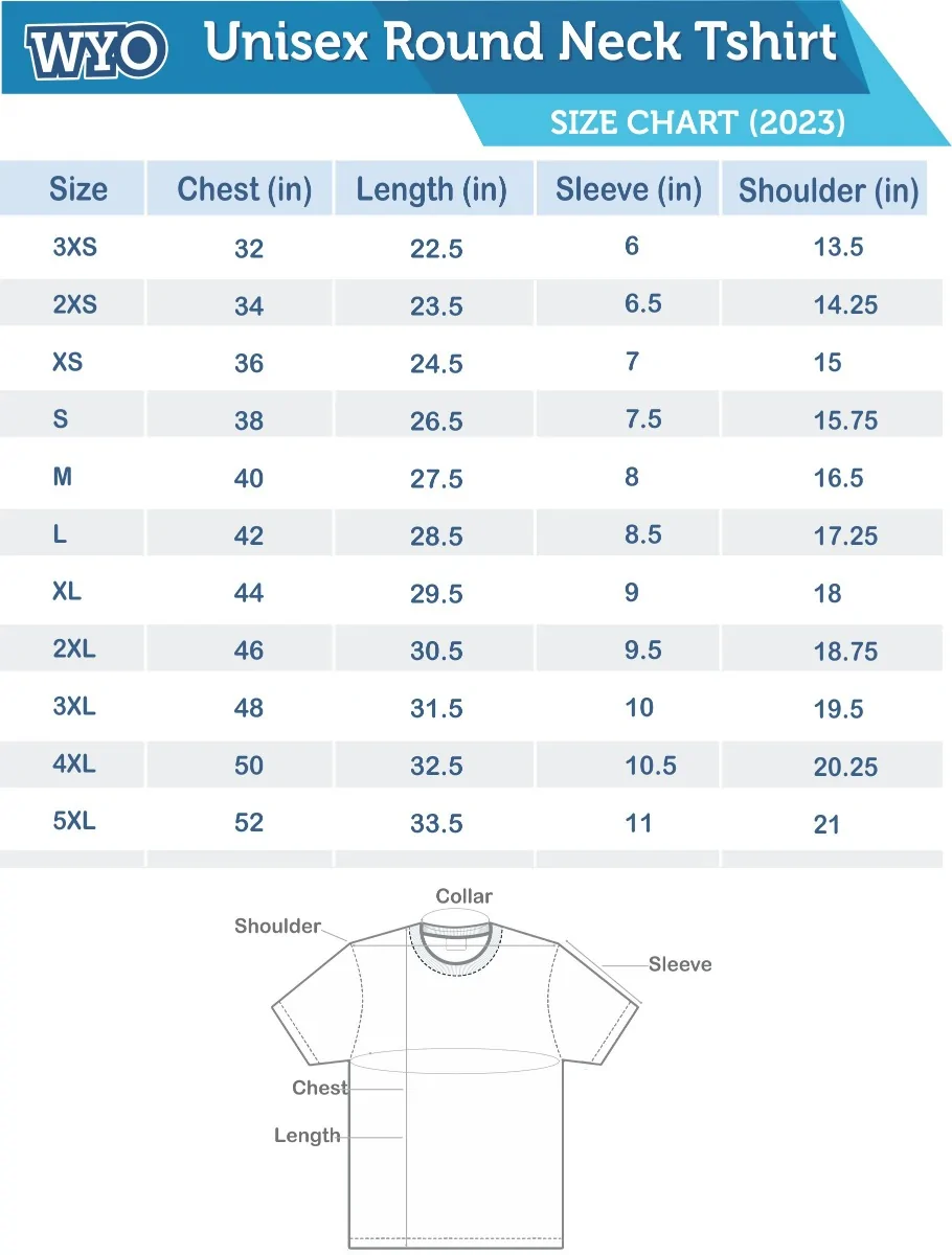 WYO Size Chart